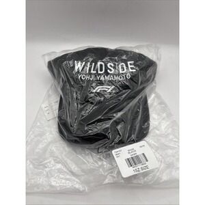 Yohji Yamamoto x Formula One F1 Wildside Snapback Hat Black White Grand Prix NWT